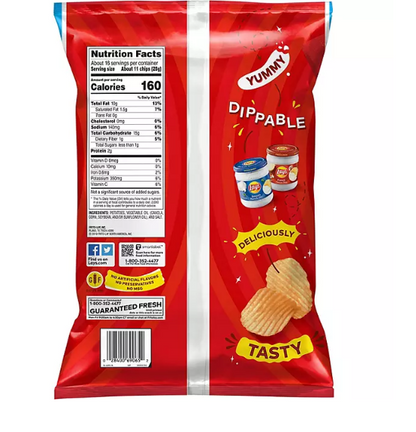 Lay's Wavy Potato Chips (16.375 oz.)