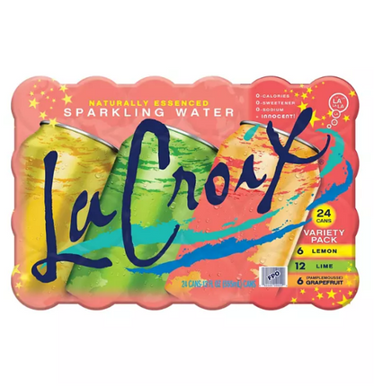 La Croix Sparkling Water Variety Pack (12 fl. oz., 24 pk.)