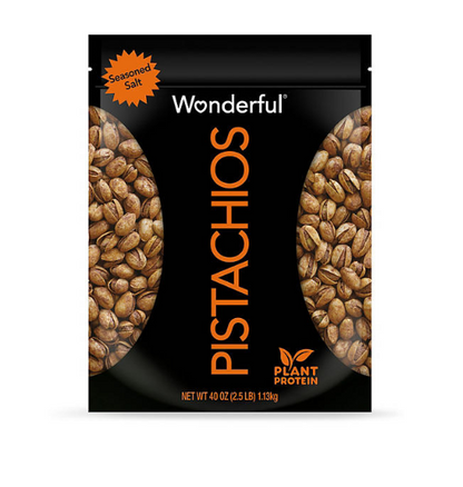 Wonderful Pistachios, Seasoned Salt Flavored Nuts (40 oz.)