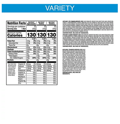 Kellogg's Nutri-Grain Bars Variety Pack (1.3 oz., 36 pk.)