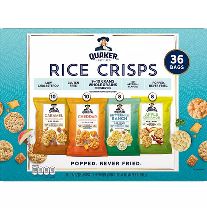 Quaker Rice Crisps Variety Pack (36 pk.)