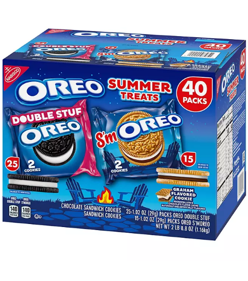 Oreo S'moreo Summer Treats Variety Pack (1.02 oz., 40 pk.)