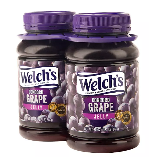 Welch's Concord Grape Jelly (30 oz., 2 pk.)