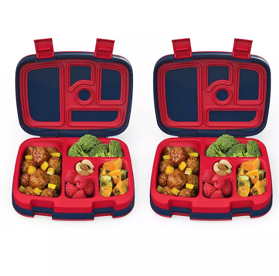 Bentgo Kids Bento Lunch Box, 2-Pack (Assorted Colors)