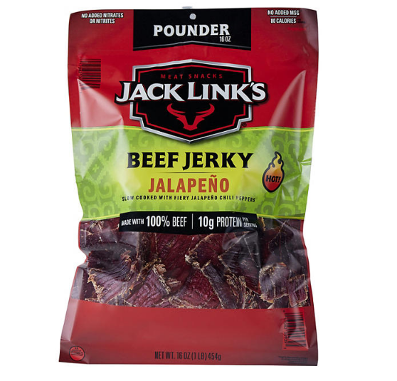 Jack Link's Beef Jerky, Jalapeno (16 oz.)