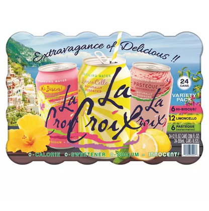 La Croix LimonCello Sparkling Water Variety Pack (12 oz., 24 pk.)