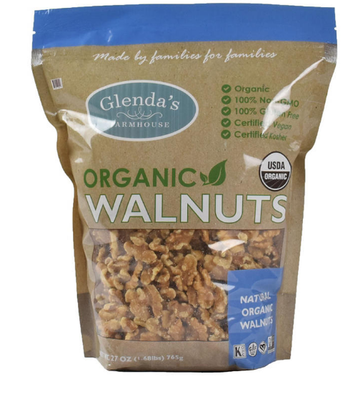 Glenda's Farmhouse Organic Walnuts (27 oz.)