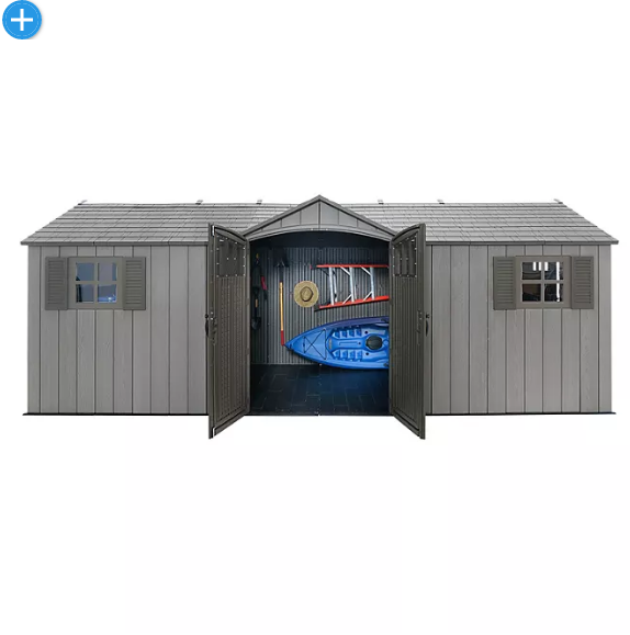 Lifetime 20' x 8' Outdoor Storage Shed (Dual Entry)