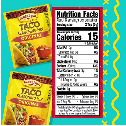 Old El Paso Original Taco Seasoning (1 oz., 10 pk.)(2 PK)