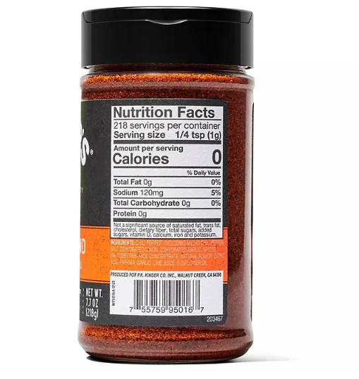 Kinder's The Taco Blend Seasoning with Ancho Chili (7.7 oz.)(2 PK)