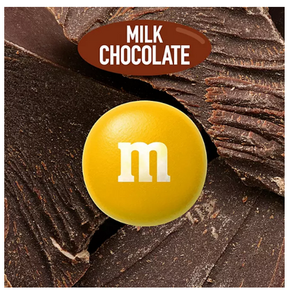 M&M’S Milk Chocolate Yellow Bulk Candy in Resealable Pack (3.5 lbs.)