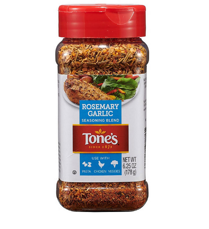 Tone's Rosemary Garlic Seasoning 6.25 oz(2 PK)