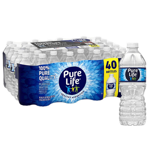 Pure Life Purified Water (16.9 fl. oz., 40 pk.)