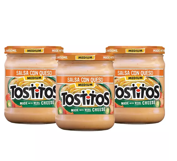 Tostitos Salsa Con Queso, Medium (15.5 oz., 3 pk.)