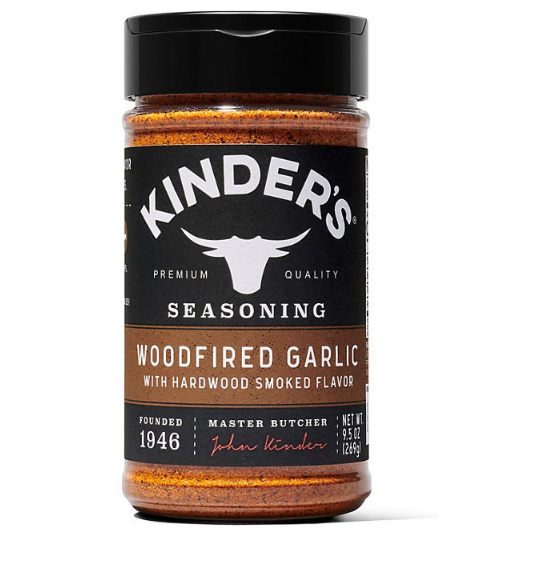 Kinder's Woodfired Garlic Rub with Smoked Flavor (9.5 oz.)(2 PK)