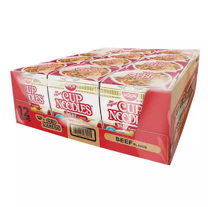 Nissin Beef Cup Noodles (12 pk.)