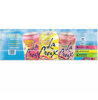 La Croix LimonCello Sparkling Water Variety Pack (12 oz., 24 pk.)