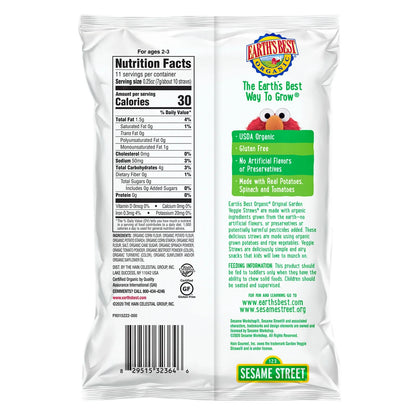 Earth's Best Organic Toddler Snack, Veggie Straws (2.5 oz., 6 ct.)