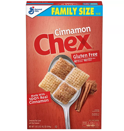 Chex Gluten-Free Breakfast Cereal, Cinnamon (2 pk.)