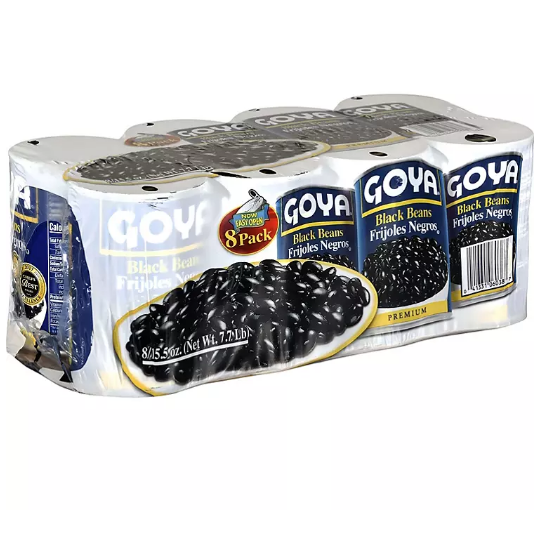 Goya Black Beans (15.5 oz., 8 ct.)