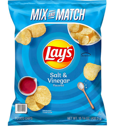 Lay's Potato Chips Salt and Vinegar (15.25 oz.)(2 PK)