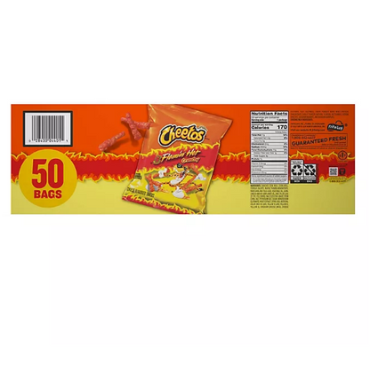 Cheetos Flamin' Hot Crunchy (1 oz., 50 pk.)