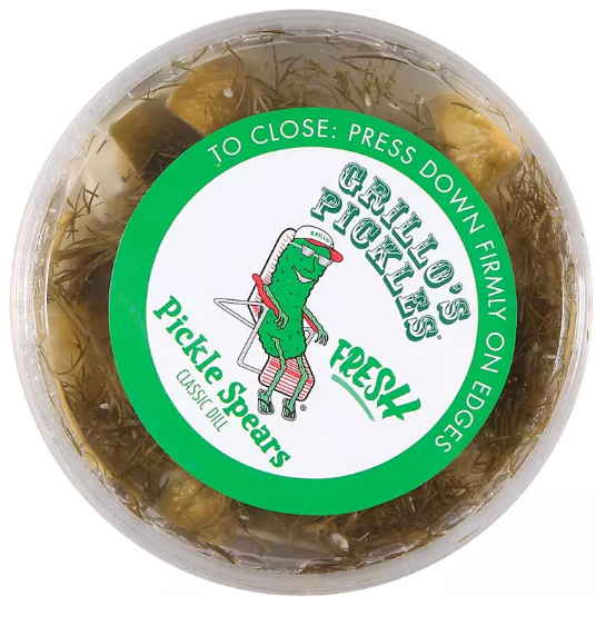 Grillo's Fresh Dill Pickle Spears (32 oz.)