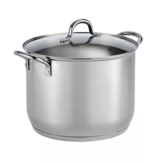 Tramontina 16 Qt Covered Stainless Steel Stock Pot