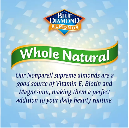 Blue Diamond Whole Natural Almonds (40oz)