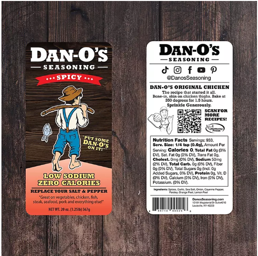 Dan-O's Spicy Seasoning (20 oz.)