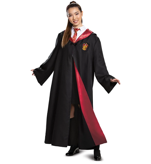 Disguise Gryffindor Robe Adult Deluxe Halloween Costume (Assorted Size)