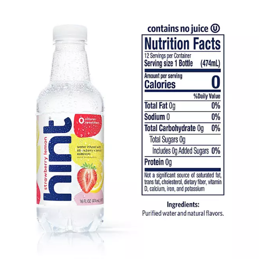 Hint Flavored Water Summer Variety Pack (16 fl. oz., 12 pk.)