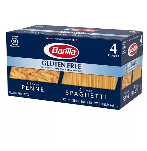 Barilla Gluten-Free Pasta, Variety Pack (12 oz., 4 pk.)