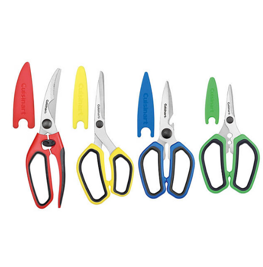 Cuisinart Classic 8pc Stainless Steel Shears Set with Blade Guards (Assorted Colors)