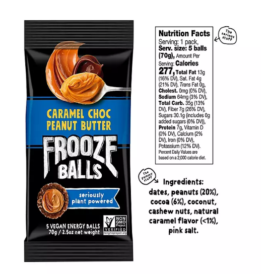 Frooze Balls Plant Based Protein Ball Variety Pack (2.5 oz., 6 pk.)