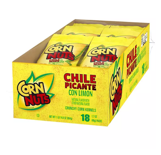 Corn Nuts Chile Picante con Limon Crunchy Corn Kernels (18 pk.)