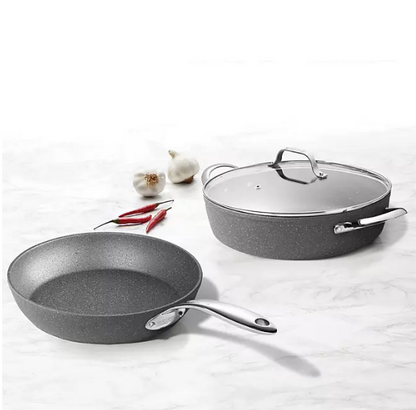 The Rock by Starfrit 3-Piece Cookware Set