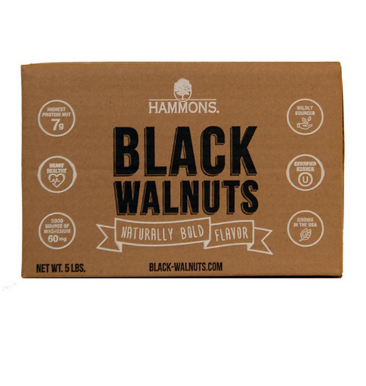 Hammons Shelled American Fancy Large Black Walnuts (5 lbs.)