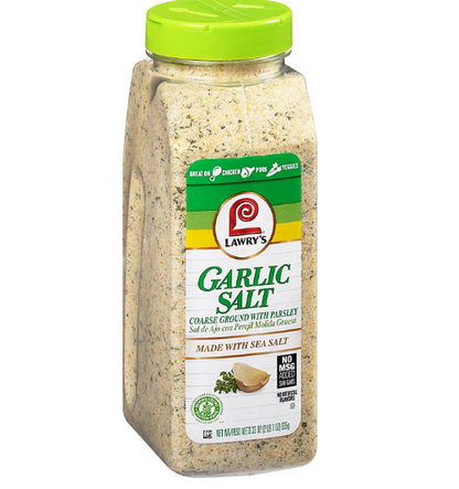 Lawry's Coarse Ground Garlic Salt with Parsley (33 oz.)(2 PK)