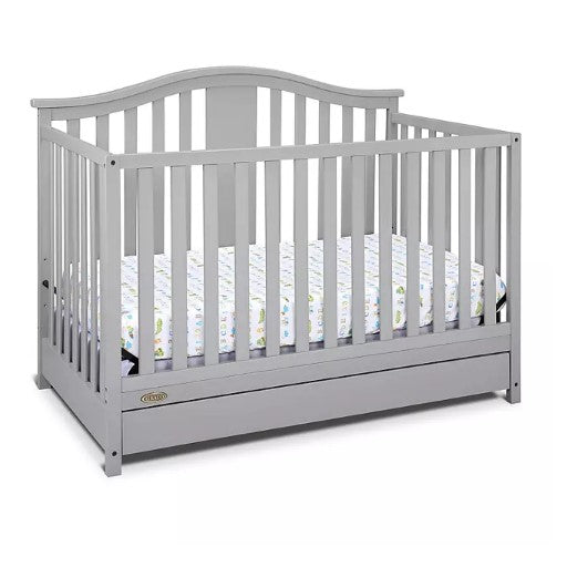 Graco Solano 4-in-1 Convertible Crib with Drawer (Choose Your Color)