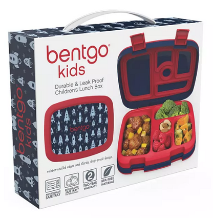 Bentgo Kids Bento Lunch Box, 2-Pack (Assorted Colors)