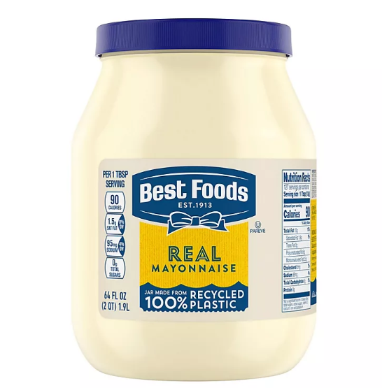 Best Foods Real Mayonnaise (64 oz.)