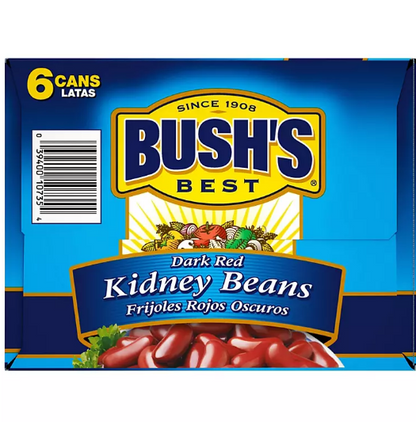 Bush's Dark Red Kidney Beans (16 oz., 6 pk.)