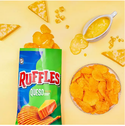 Ruffles Potato Chips Queso Cheese (15.125 oz.)(2 pk)