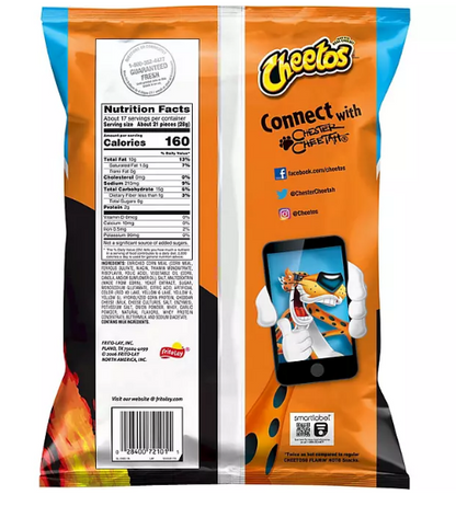 Cheetos Cheese Flavored Snacks Xxtra Flamin' Hot (17.37 oz.)(2 PK)