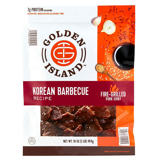 Golden Island Korean Barbecue Pork Jerky (16 oz.)