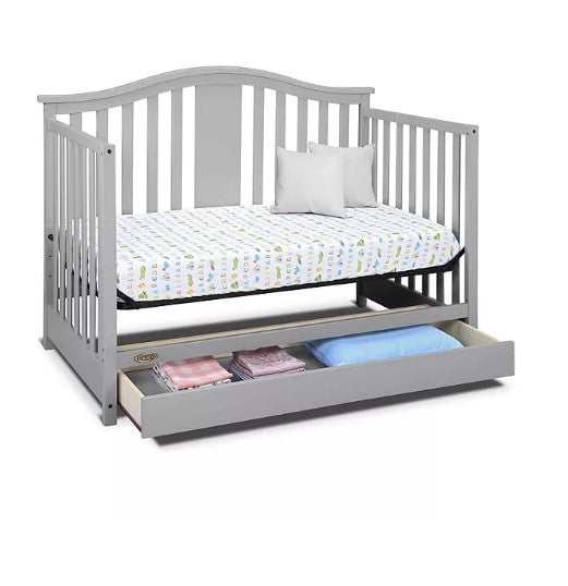 Graco Solano 4-in-1 Convertible Crib with Drawer (Choose Your Color)