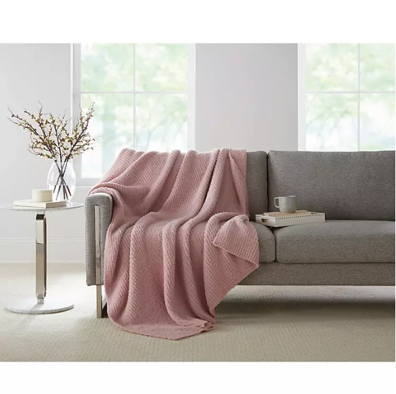 Members Mark Luxury Cozy Knit Throw Collection, 60"x70" (Assorted Colors)