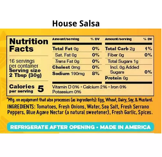 My Brother's Salsa, House Mild (6 pk.)