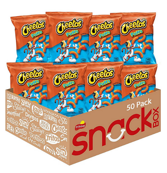 Cheetos Puffs Cheese Flavored Snacks (50 pk.)